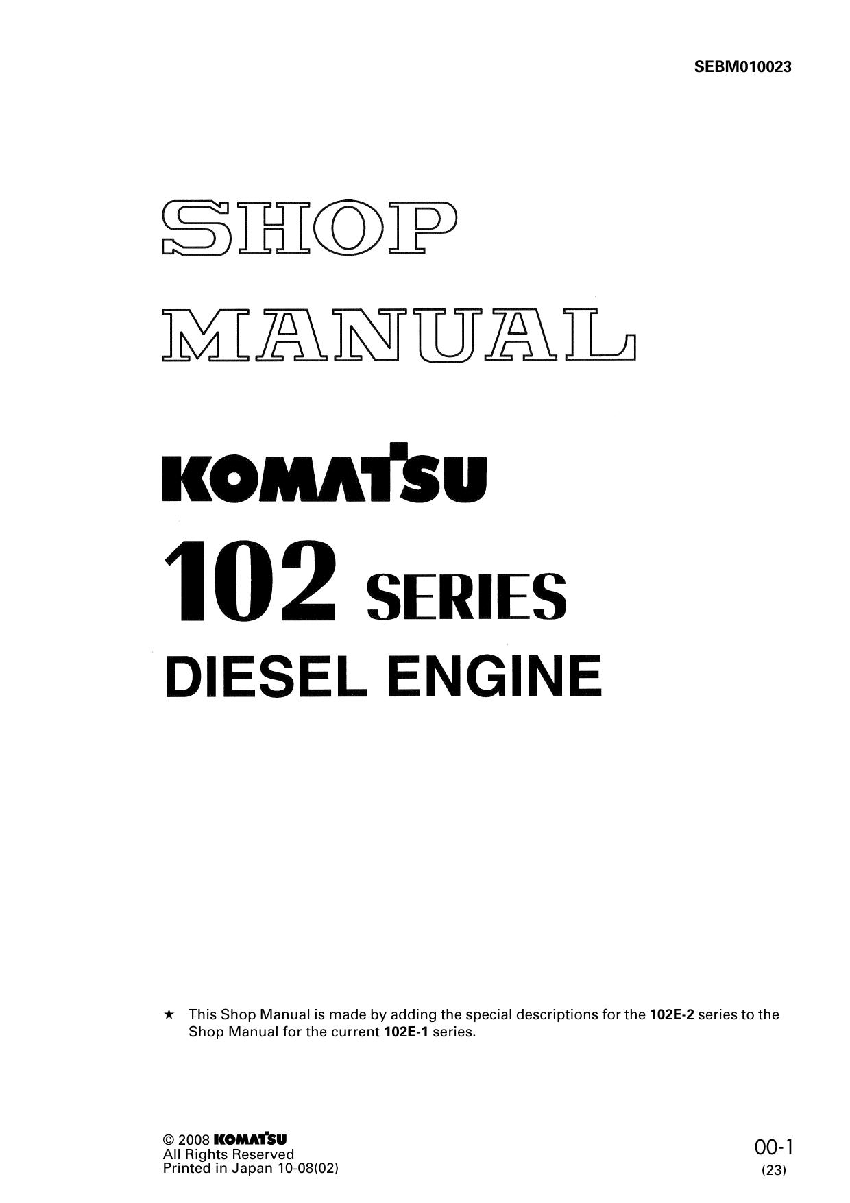 102  Shop Manual